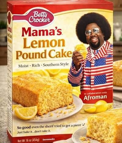 Afroman Lemon Pound Cake